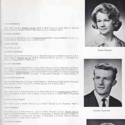 Hillsboro High School 1965 Yearbook: Class of 1965 Senior photographs: page 3
