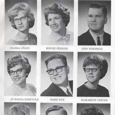 Mayville High School 1964 Yearbook: Senior photos, page 54