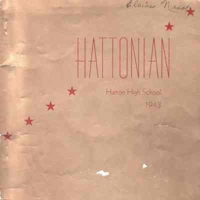 Hatton High School 1943 Yearbook