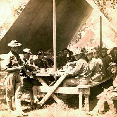 Army Outdoor Mess Hall