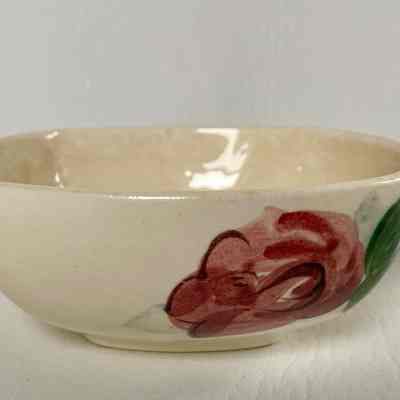 Small Red Wing Hand Painted Dish
