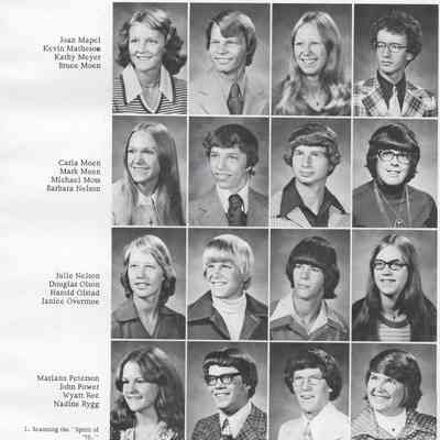 MayPort High School 1976 Yearbook: Senior photos, page 100