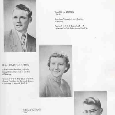 Hillsboro High School 1955 Yearbook: Class of 1955 Senior photographs, page 19
