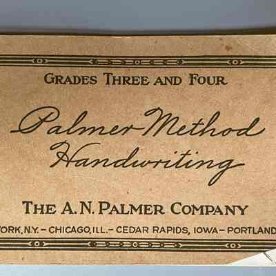 Palmer Method Handwriting