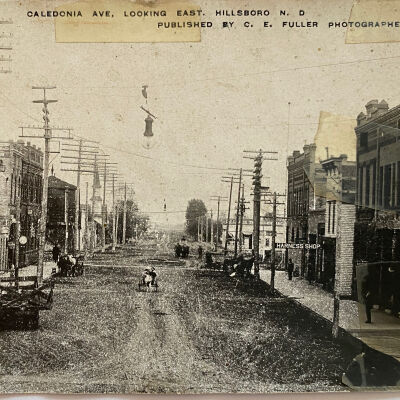 1908 Caledonia Ave. Looking East, Hillsboro, ND