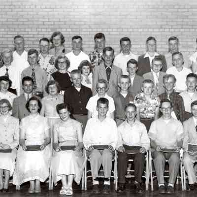 Traill County Rural Schools, Eighth Grade Graduates photo, 1953