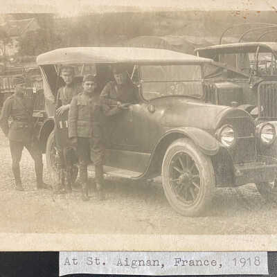 Postcard sent to Sgt. Balkan