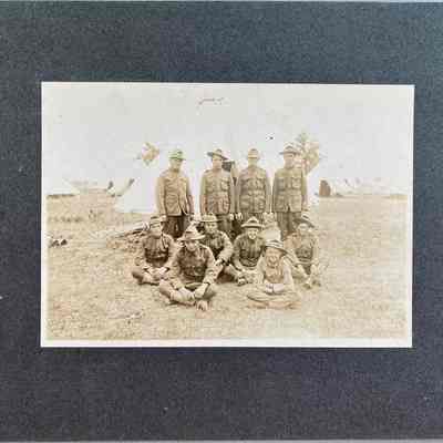 Traill County, ND, National Guard Company L soldiers at Camp Bruce McCoy, Sparta, WI.