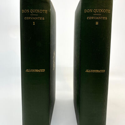 Don Quixote Volumes I & II from Lillie Plummer's Collection