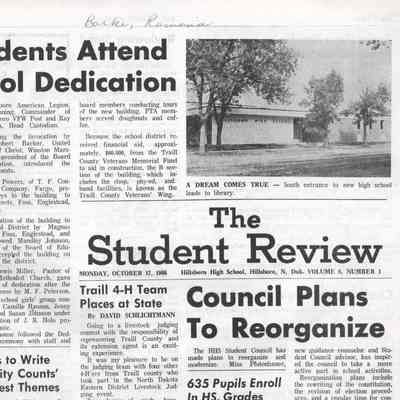 Hillsboro High School 1966 News (Oct-Dec)