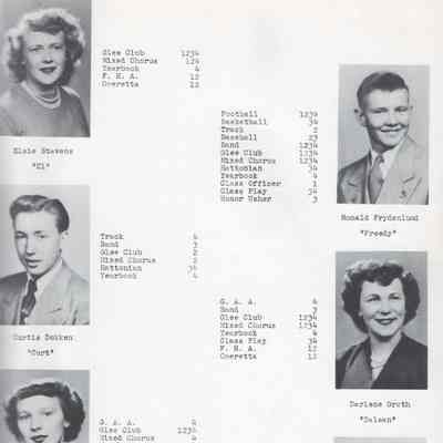 Hatton High School 1950 Yearbook: Class of 1950 Senior photographs, page 2