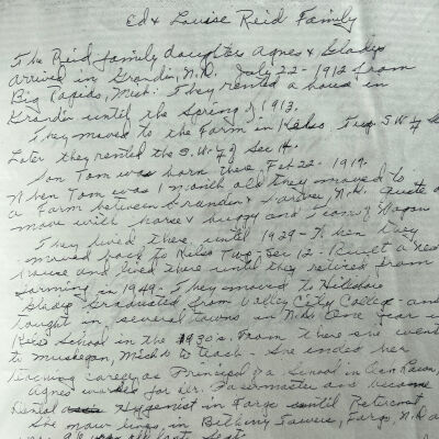 Page one of two