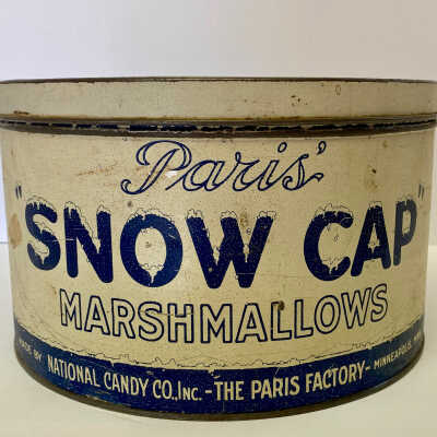 Paris' Snow Cap Marshmallows Tin