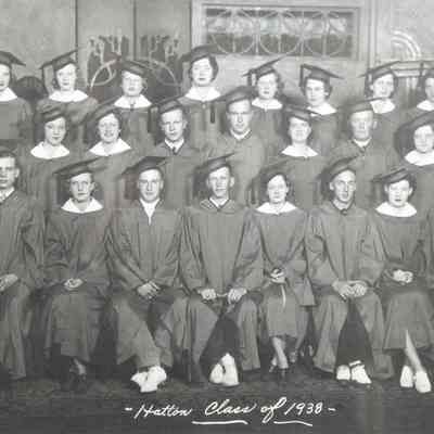 Hatton High School 1938 Class list & photo