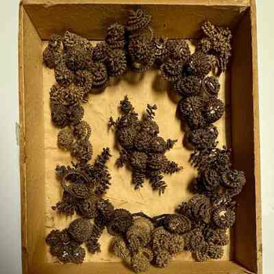 Braided Human Hair Memorial Wreath