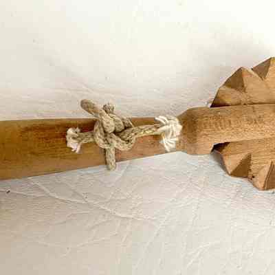 Homemade Wooden Pie Crimper