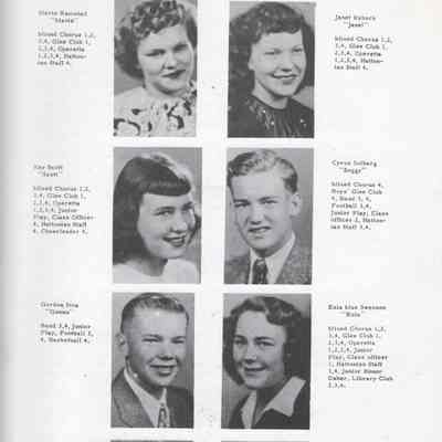 Hatton High School 1948 Yearbook: Class of 1948 Senior photographs, page 3