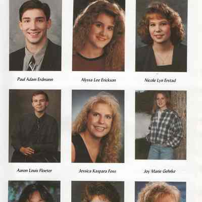 Hillsboro High School 1996 Yearbook: Class of 1996 Senior photographs on page 9