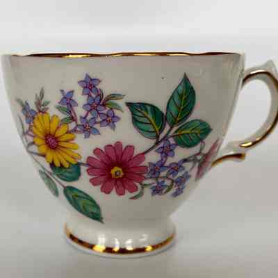 Cup and Saucer - Donated by Verle (Mrs. Clyde) Muir