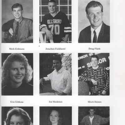 Hillsboro High School 1993 Yearbook: Class of 1993 Senior photographs on page 51
