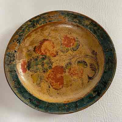 Small Norwegian Rosemaled Plate