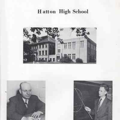 Hatton High School: 1953 Yearbook title page