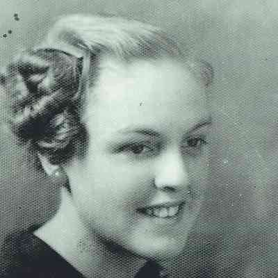 Amy Hagen, daughter of John and Hannah (Larson) Hagen: Hillsboro High School Class of 1936 Senior photograph, courtesy Jackie (Ausk) Baumgartner, Amy's great great niece