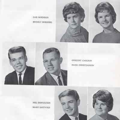 Mayville High School 1963 Yearbook: Senior photos, page 51