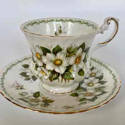 Cup and Saucer - Donated by Irene (Mrs. Herman) Holzkamm