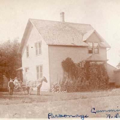 1902 - Mr. & Mrs. Conkle, Parsonage, Cummings, ND