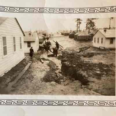 Rain & Erosion at Camp Claiborne, LA - 1941