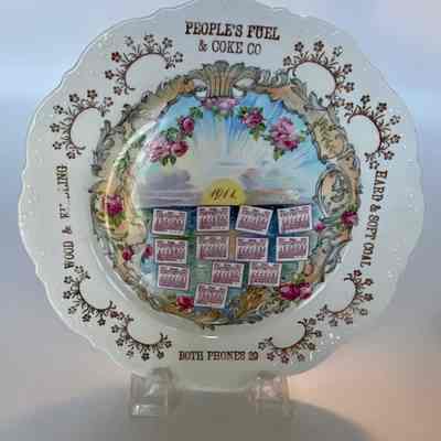 1914 People’s Fuel & Coke Plate