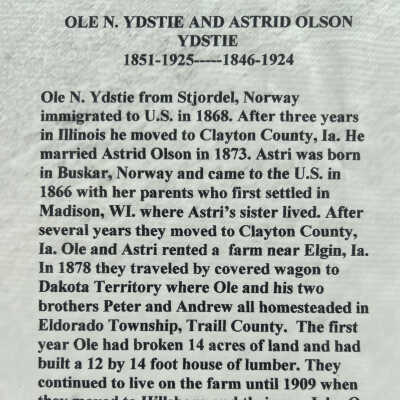 Info on Ole & Astrid Ydstie