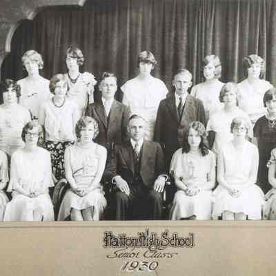 Hatton High School 2022 All School Reunion book: Class of 1930 graduating seniors