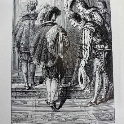 An illustration: The Adventures of Gil Blas - Lillie Plummer Library