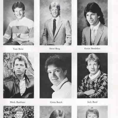 Hillsboro High School 1986 Yearbook: Class of 1986 Senior photographs on page 47
