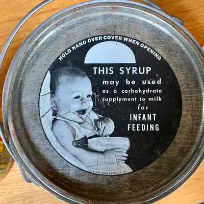 Syrup Container (used as a School Lunch Bucket)