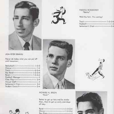 Hillsboro High School 1956 Yearbook: Class of 1956 Senior photographs: page 12