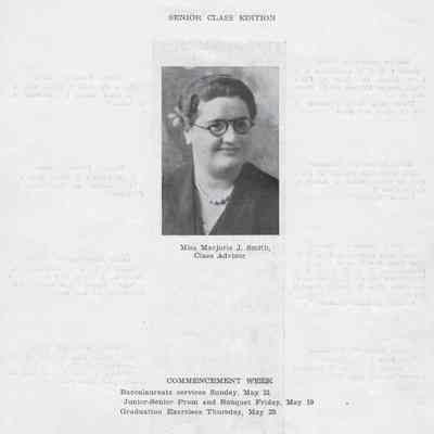 Hillsboro High School: 1933 Yearbook title page