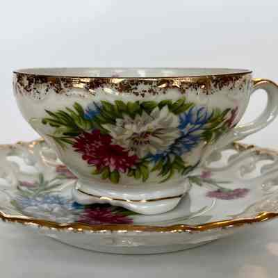 Cup and Saucer - Donated by Ida Diehl