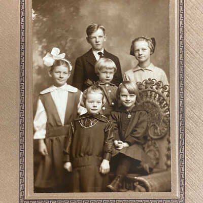 Halvorson children born to Mathias 'Mat' and Clara 'Nettie' (Jordahl) Halvorson of Buxton, Traill County, ND
