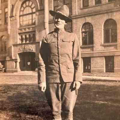 George Robinson, a soldier in National Guard Company L, Traill County, ND