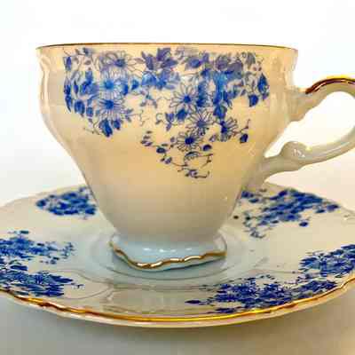 Cup and Saucer - Donated by Clara (Mrs. Carl) Meyer