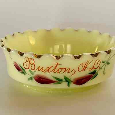 Small Buxton, ND, Souvenir Bowl