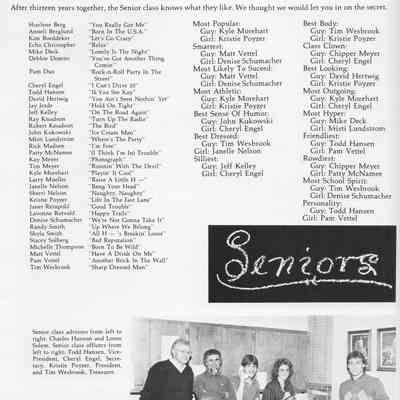 Hillsboro High School 1985 Yearbook: 1985 Yearbook Senior Class list on page 50