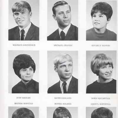 Hatton High School 1969 Yearbook: Class of 1969 Senior photographs, page 2