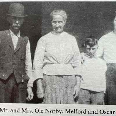 Norby family: Ole and Marie (Olson) Norby, 1884 pioneers of Bloomfield Township, Traill County, DT