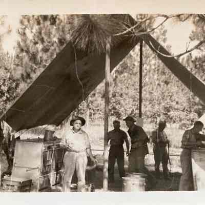 Cook at Camp Claiborne, LA - 1941