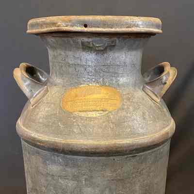 Carl Eklund Milk Can, Reynolds, ND
