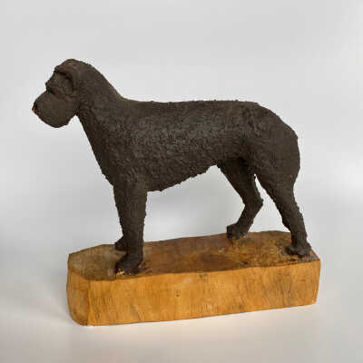 Hand-Carved Dog Figurine - McGee